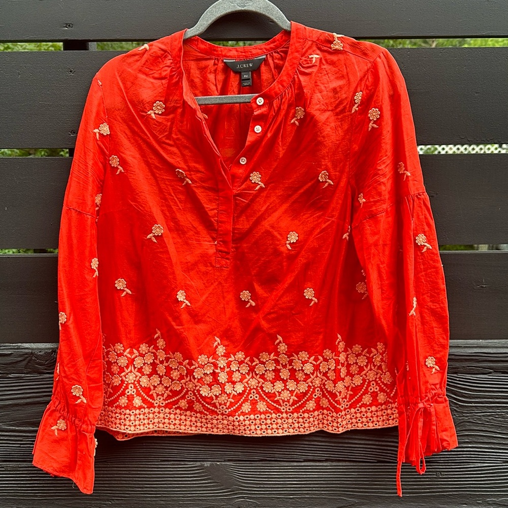 J Crew BOHO TOP